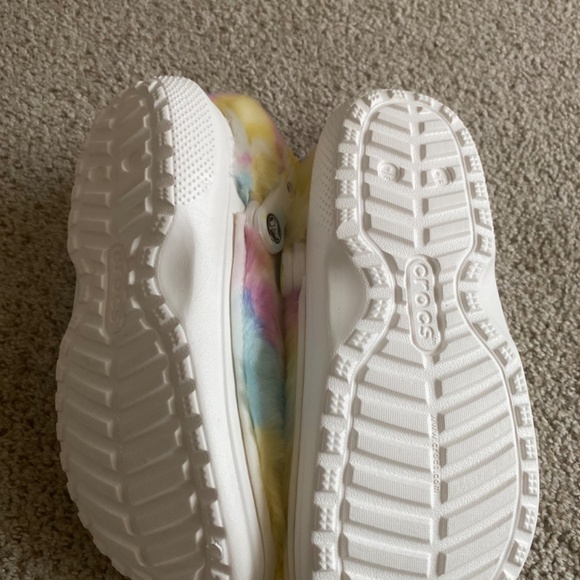 CROCS classic fur sure multicolored M 6 W 8 - Picture 7 of 13